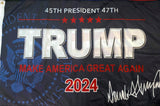 TRUMP 2024 Signature Flag