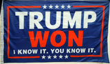 Trump Won Flag